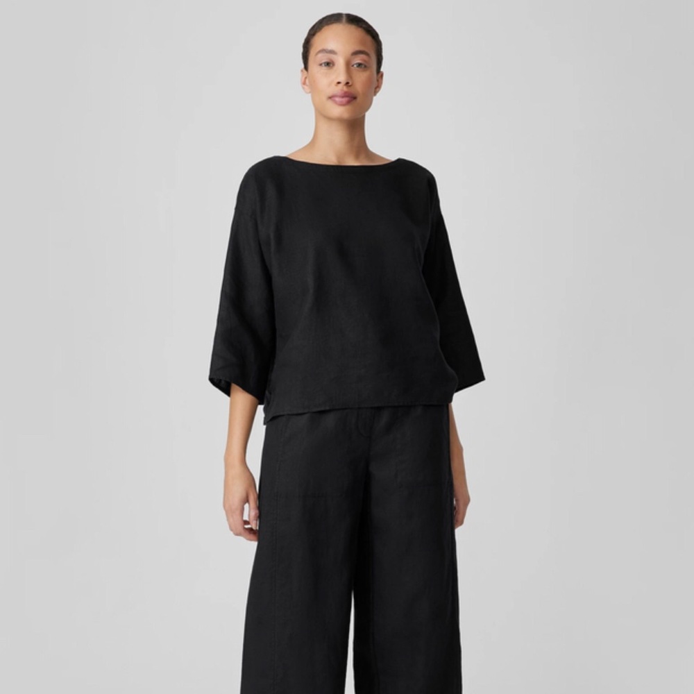 Eileen Fisher 100% Linen Pants